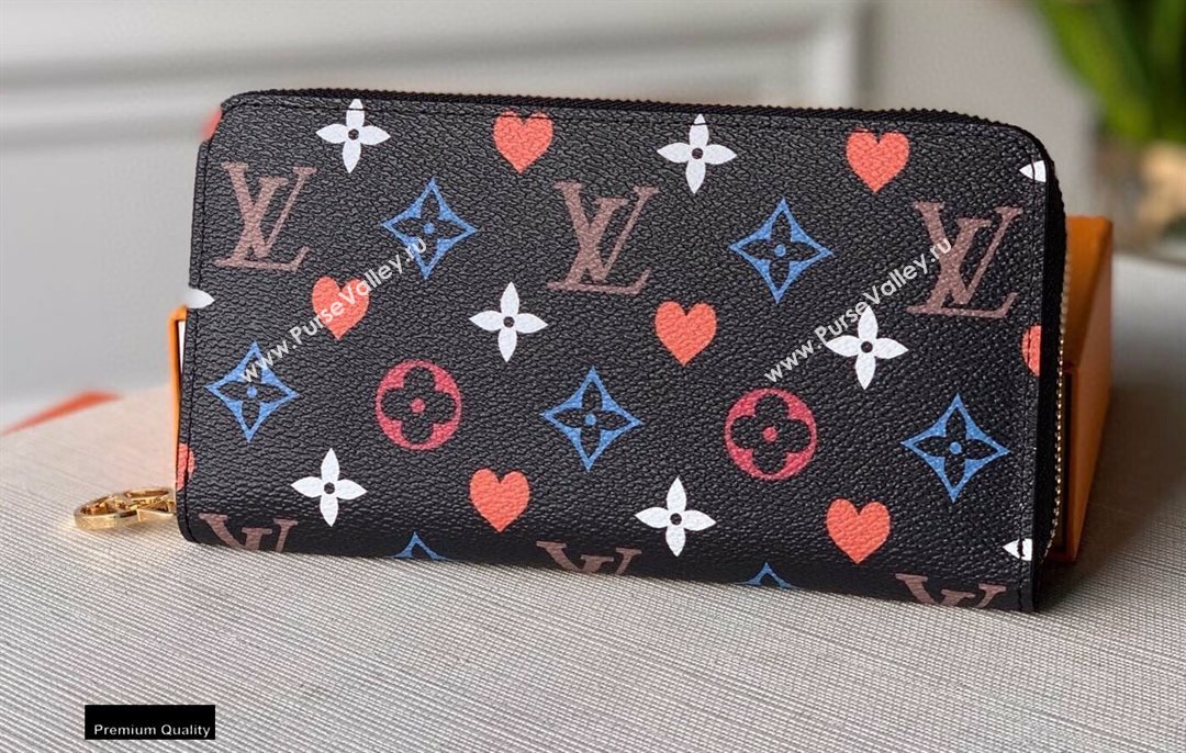 Louis Vuitton Game On Zippy Wallet M80323 Black 2021 (kiki-20121601)