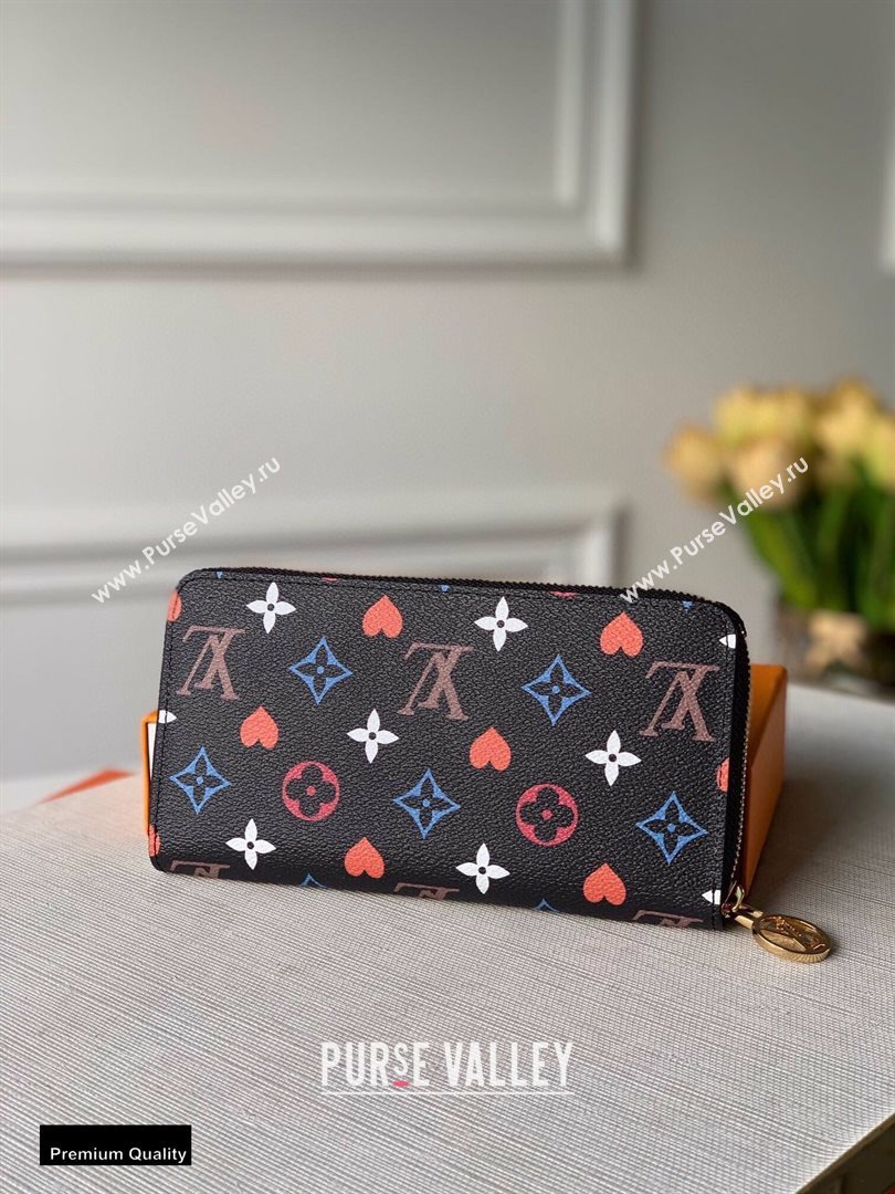 Louis Vuitton Game On Zippy Wallet M80323 Black 2021 (kiki-20121601)