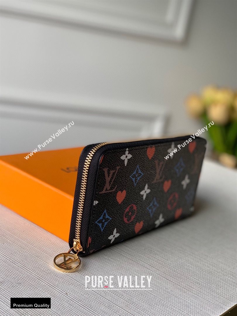 Louis Vuitton Game On Zippy Wallet M80323 Black 2021 (kiki-20121601)