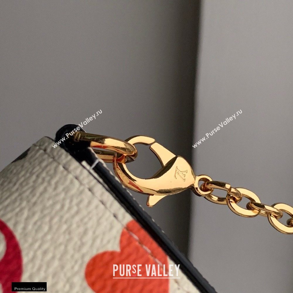 Louis Vuitton Game On Felicie Pochette Bag M80232 White 2021 (gaoshang-20121605)