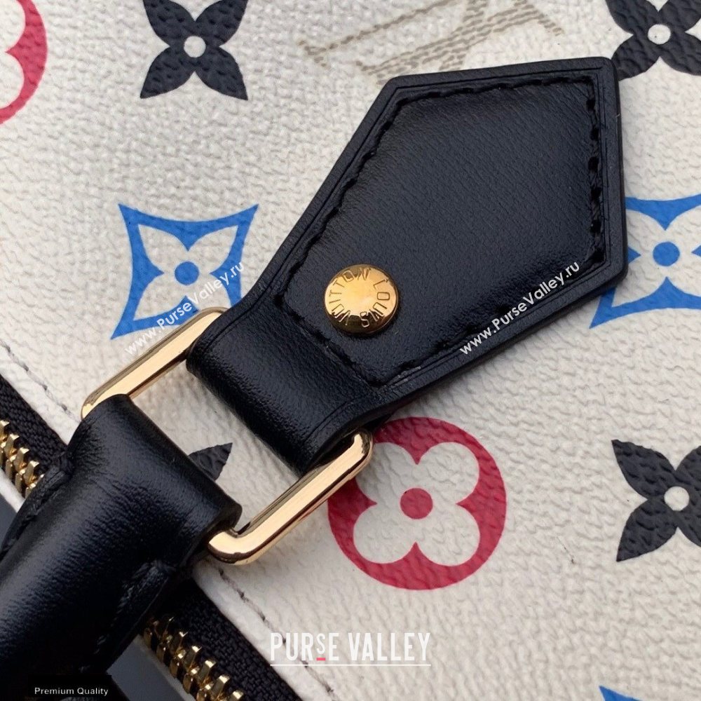 Louis Vuitton Game On Speedy Bandouliere 25 Bag M57466 White 2021 (gaoshang-20121602)