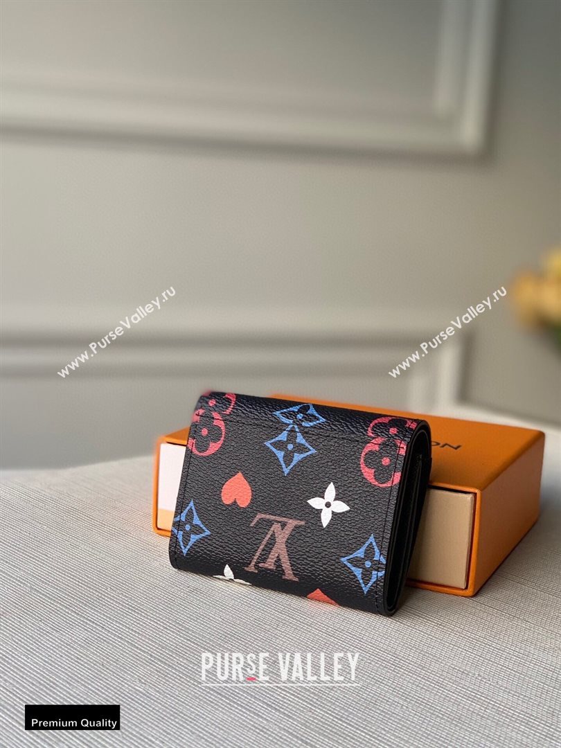 Louis Vuitton Game On Zoe Wallet M80278 Black 2021 (kiki-20121605)