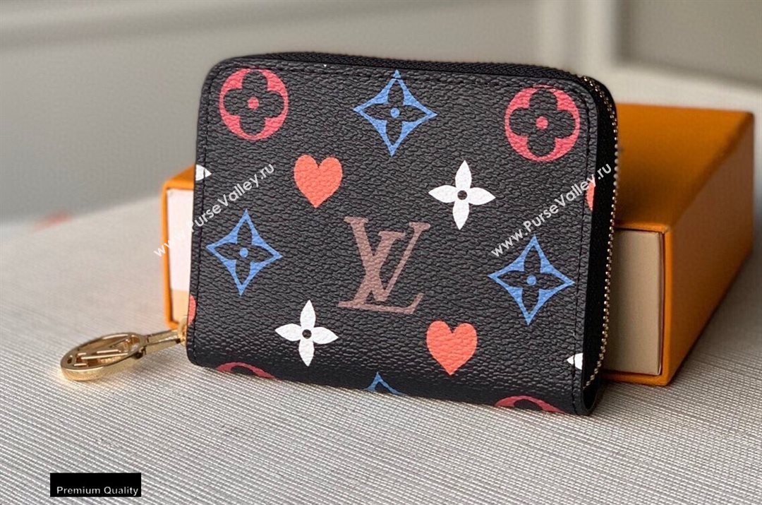 Louis Vuitton Game On Zippy Coin Purse M80305 Black 2021 (kiki-20121603)