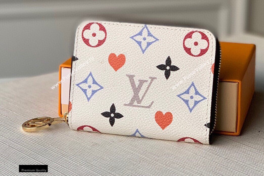 Louis Vuitton Game On Zippy Coin Purse M80305 White 2021 (kiki-20121604)