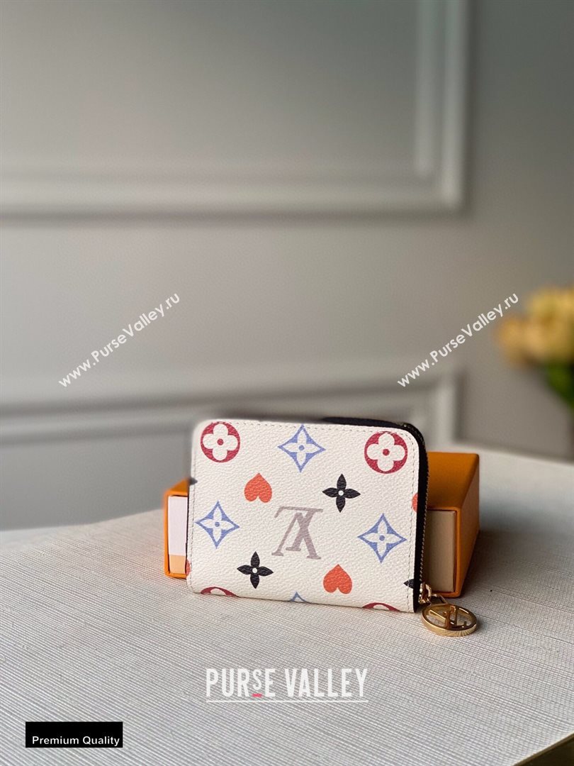 Louis Vuitton Game On Zippy Coin Purse M80305 White 2021 (kiki-20121604)