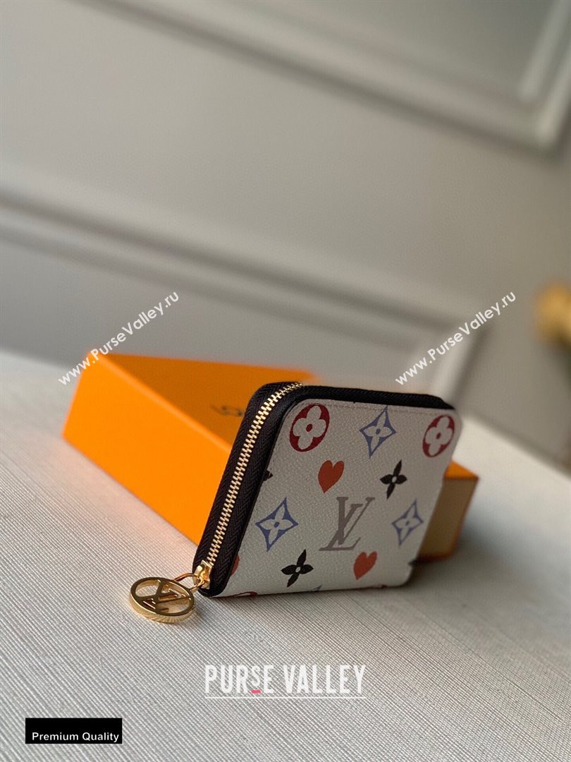 Louis Vuitton Game On Zippy Coin Purse M80305 White 2021 (kiki-20121604)