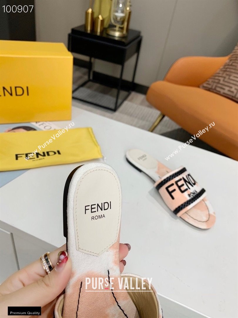 Fendi Canvas Signature Slides 01 2021 (modeng-21030437)