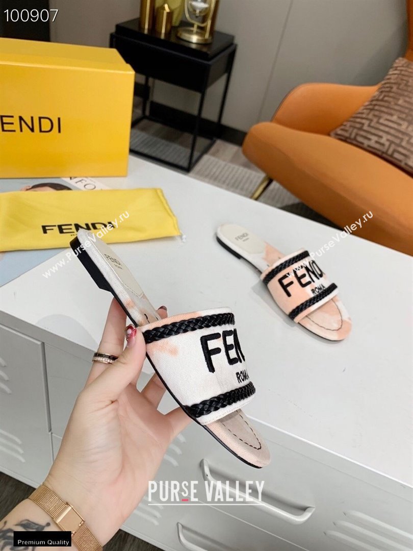 Fendi Canvas Signature Slides 01 2021 (modeng-21030437)