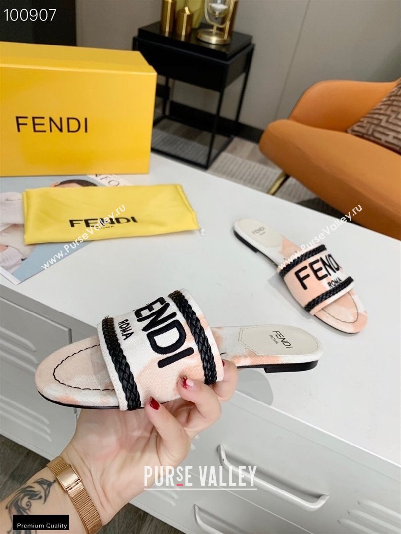 Fendi Canvas Signature Slides 01 2021 (modeng-21030437)