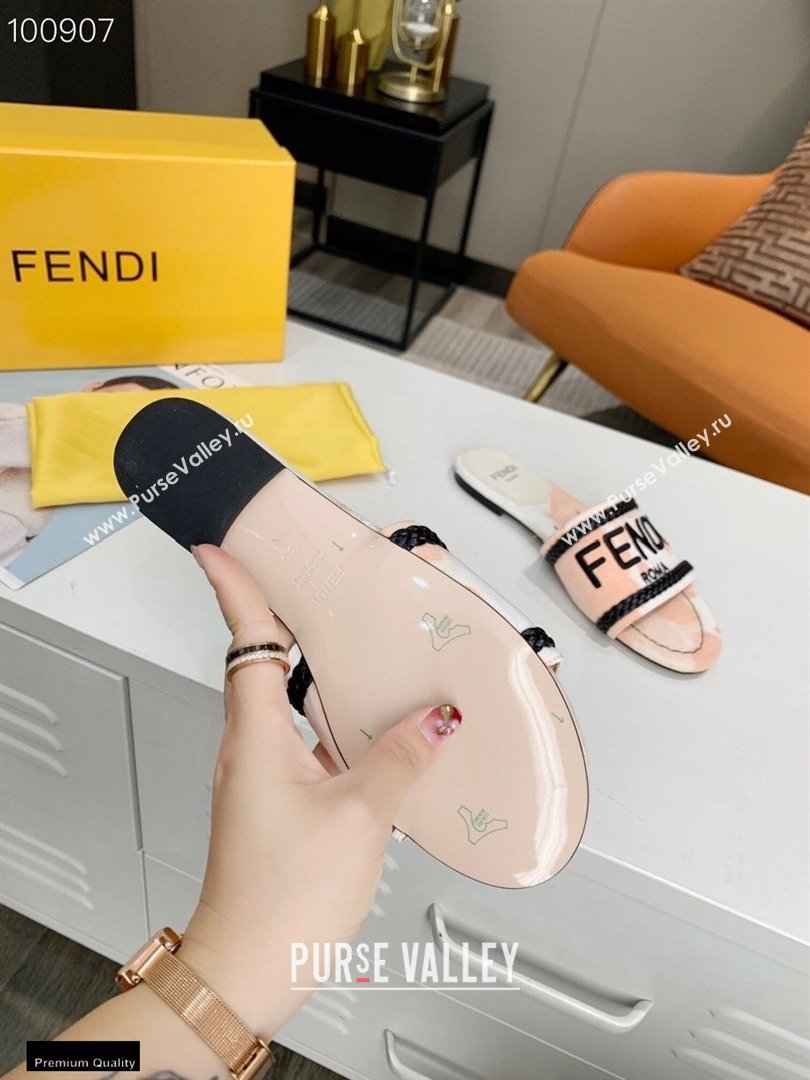 Fendi Canvas Signature Slides 01 2021 (modeng-21030437)