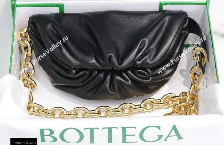 Bottega Veneta Nappa The Mini Pouch Bag Black (misu-20121877)