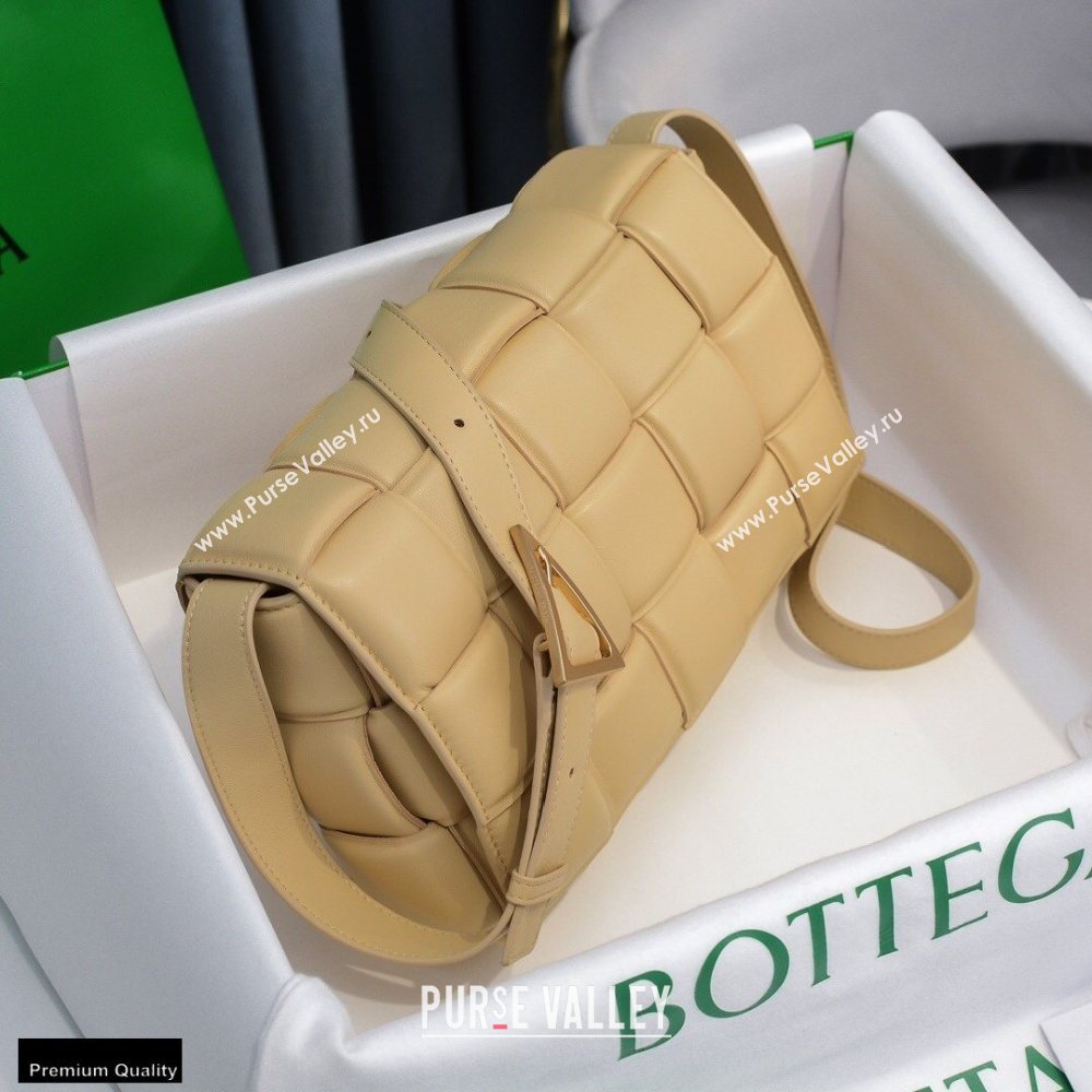 Bottega Veneta Nappa Padded Cassette Crossbody Bag Apricot (misu-20121816)
