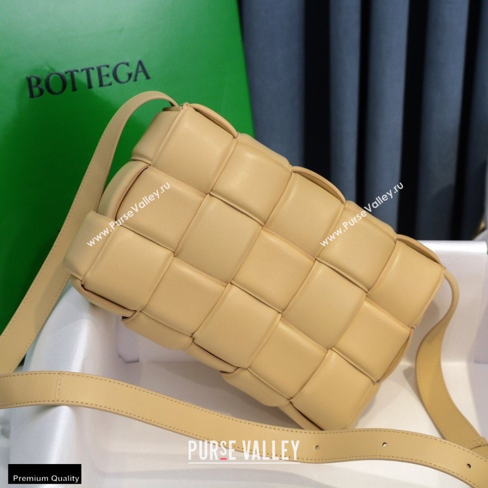 Bottega Veneta Nappa Padded Cassette Crossbody Bag Apricot (misu-20121816)