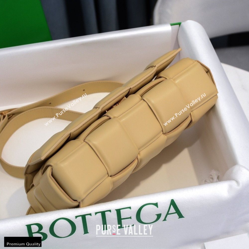 Bottega Veneta Nappa Padded Cassette Crossbody Bag Apricot (misu-20121816)