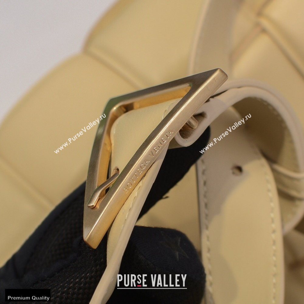 Bottega Veneta Nappa Padded Cassette Crossbody Bag Apricot (misu-20121816)