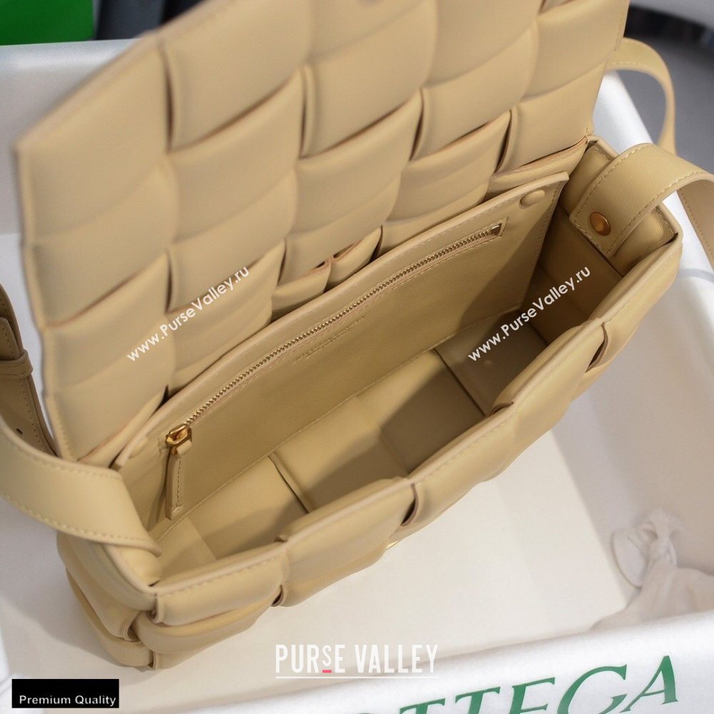 Bottega Veneta Nappa Padded Cassette Crossbody Bag Apricot (misu-20121816)