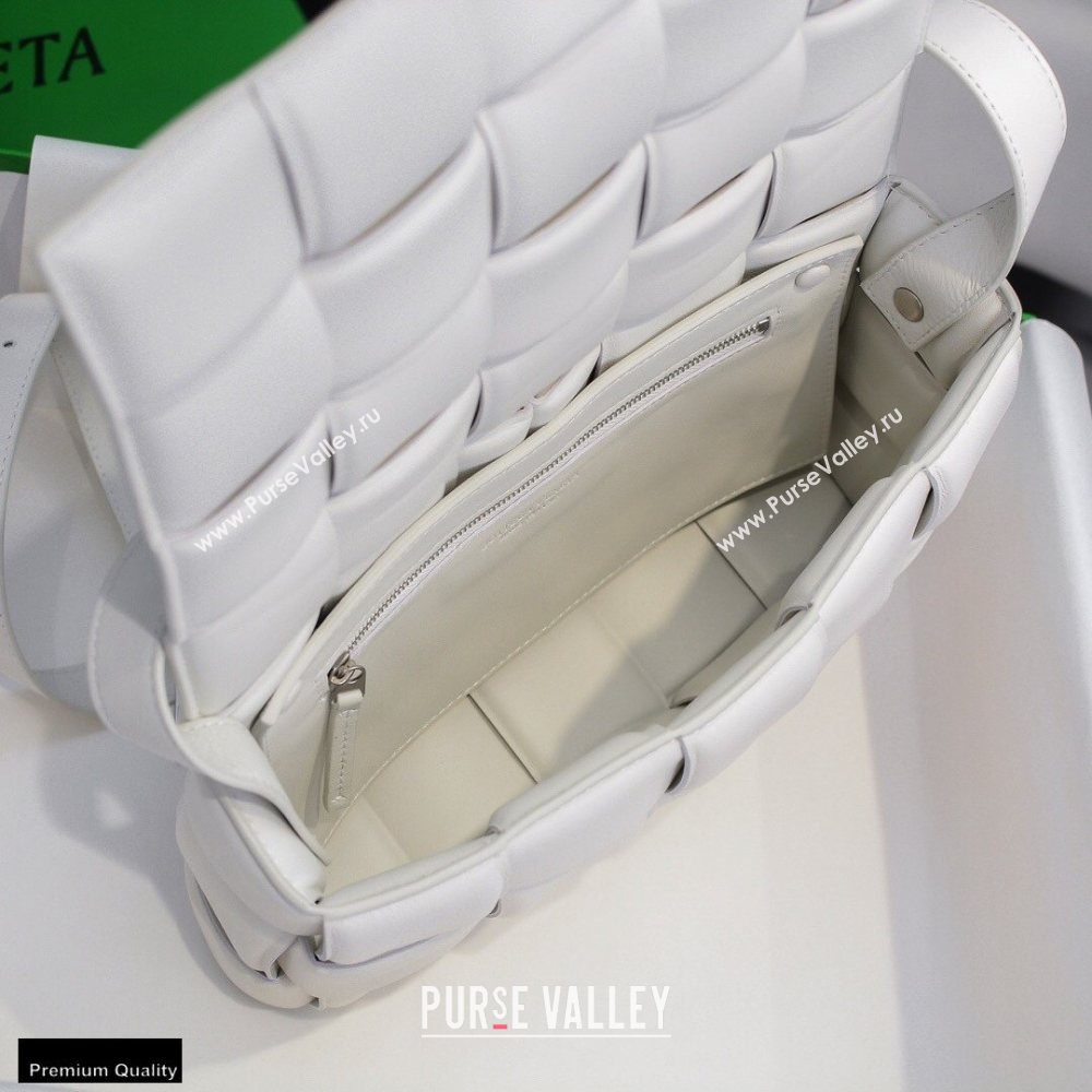 Bottega Veneta Nappa Padded Cassette Crossbody Bag White (misu-20121808)