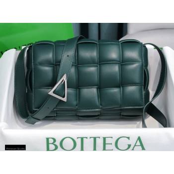 Bottega Veneta Nappa Padded Cassette Crossbody Bag Dark Green (misu-20121805)