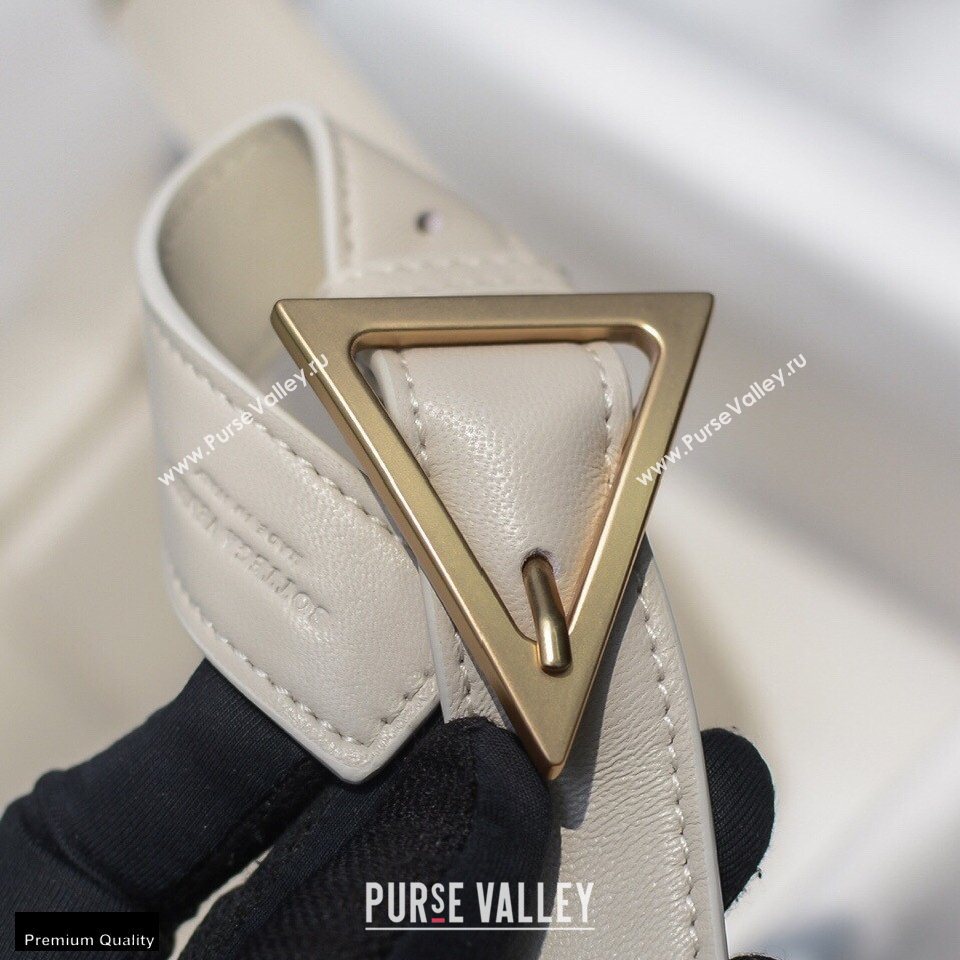 Bottega Veneta Nappa Padded Cassette Crossbody Bag Creamy (misu-20121807)