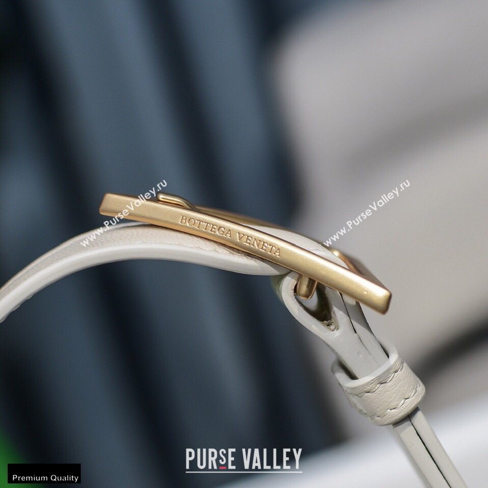 Bottega Veneta Nappa Padded Cassette Crossbody Bag Creamy (misu-20121807)