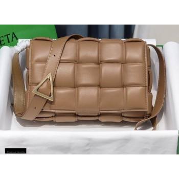 Bottega Veneta Nappa Padded Cassette Crossbody Bag Camel (misu-20121806)