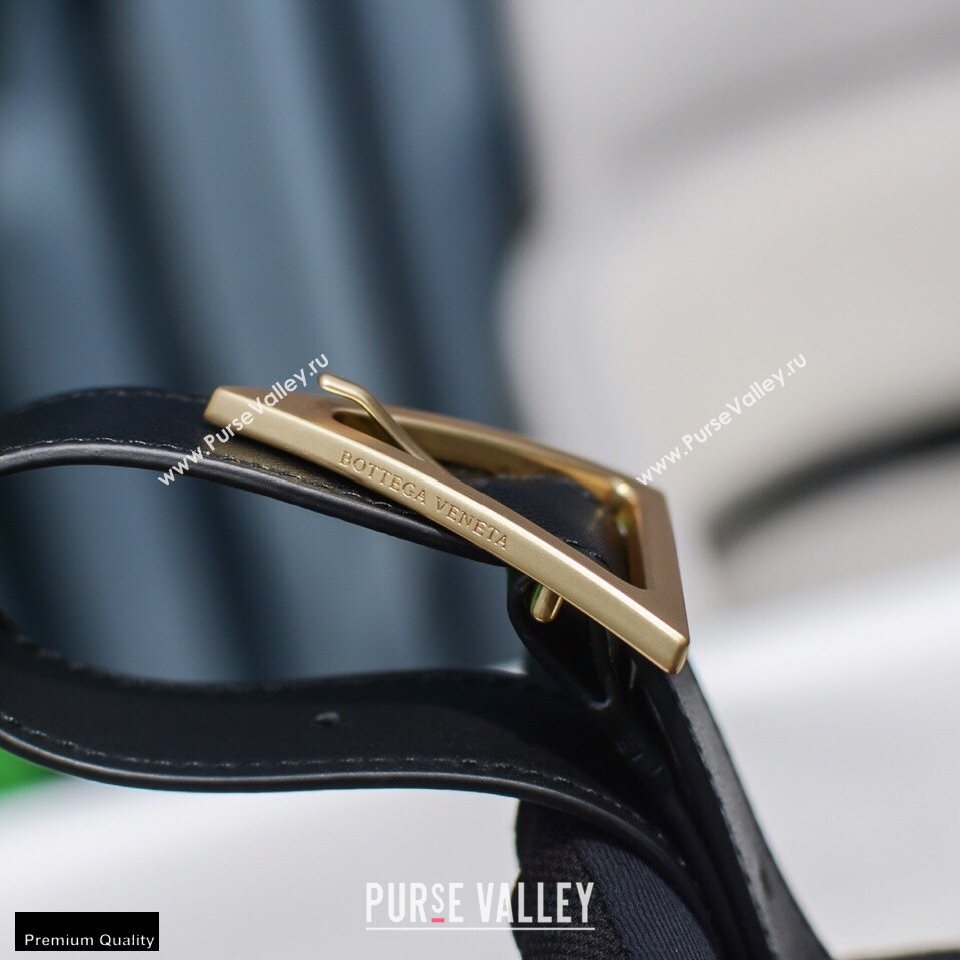 Bottega Veneta Nappa Padded Cassette Crossbody Bag Black/Gold (misu-20121821)