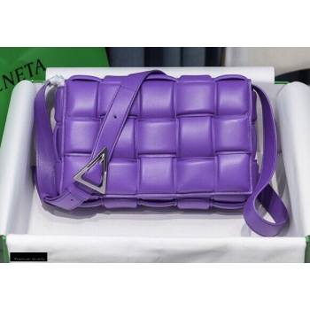 Bottega Veneta Nappa Padded Cassette Crossbody Bag Purple (misu-20121803)