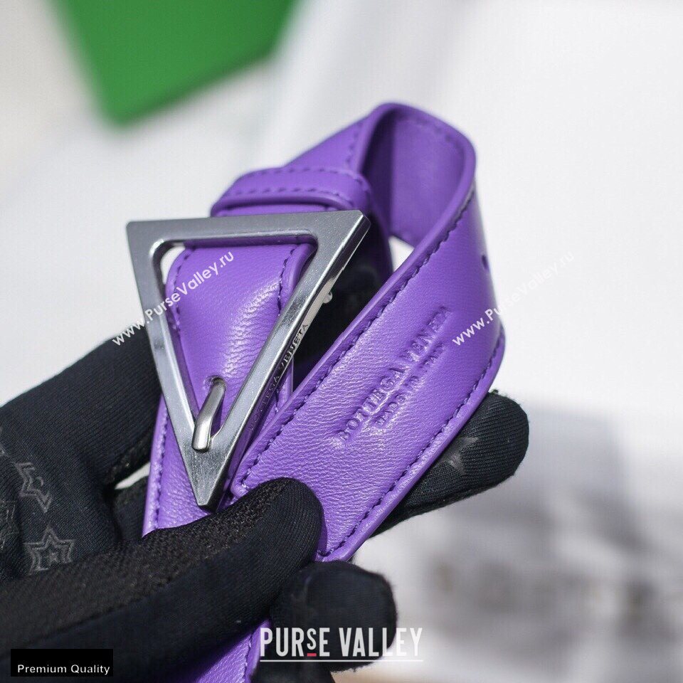 Bottega Veneta Nappa Padded Cassette Crossbody Bag Purple (misu-20121803)