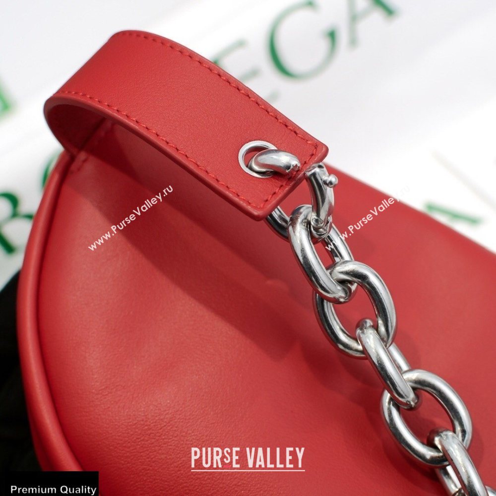 Bottega Veneta Nappa The Mini Pouch Bag Red (misu-20121879)