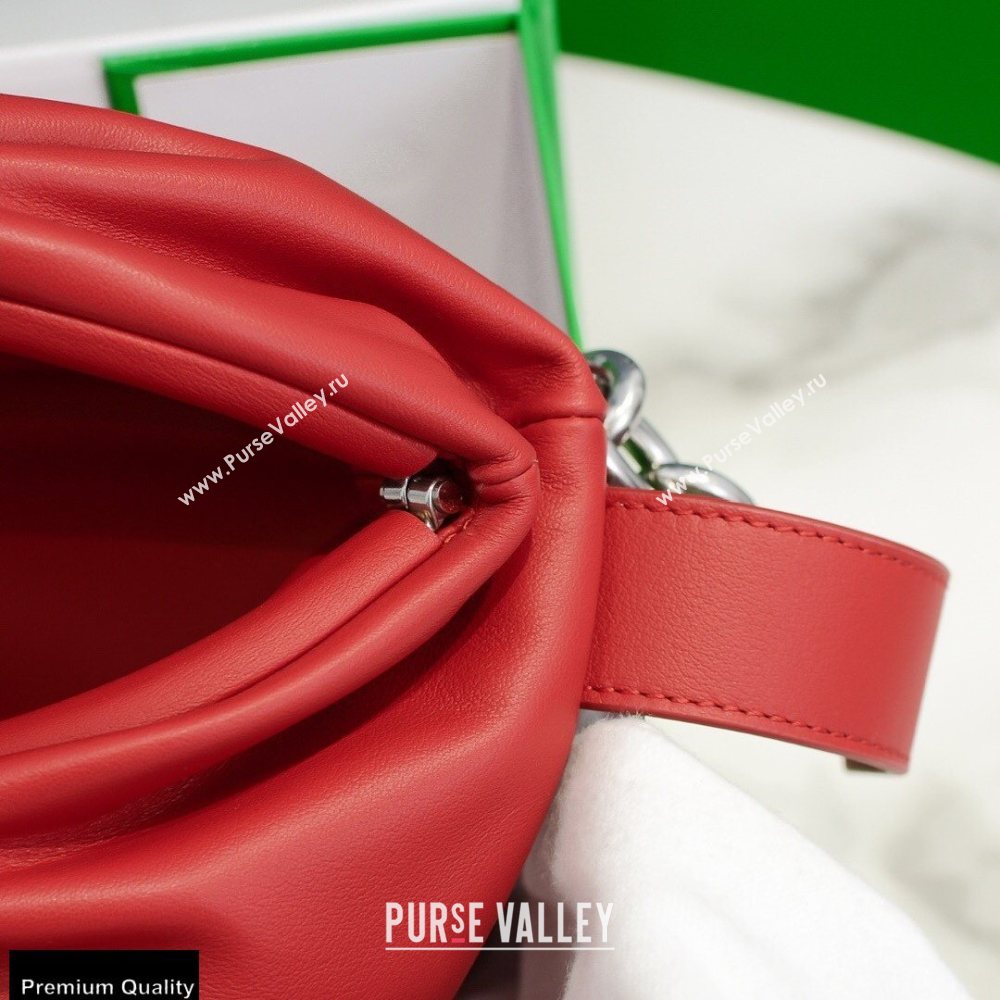 Bottega Veneta Nappa The Mini Pouch Bag Red (misu-20121879)