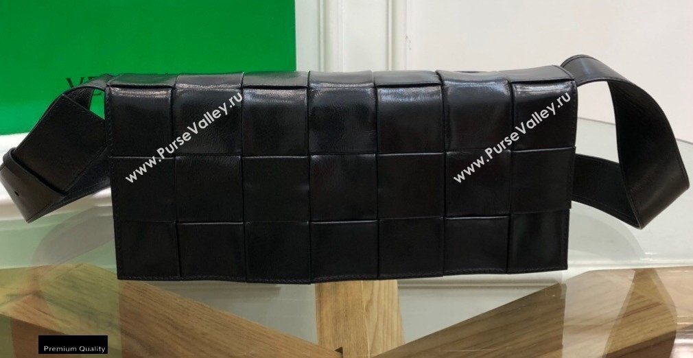 Bottega Veneta The Stretch Cassette Crossbody Bag Black (misu-20121866)