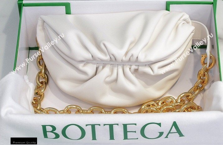 Bottega Veneta Nappa The Mini Pouch Bag White (misu-20121880)