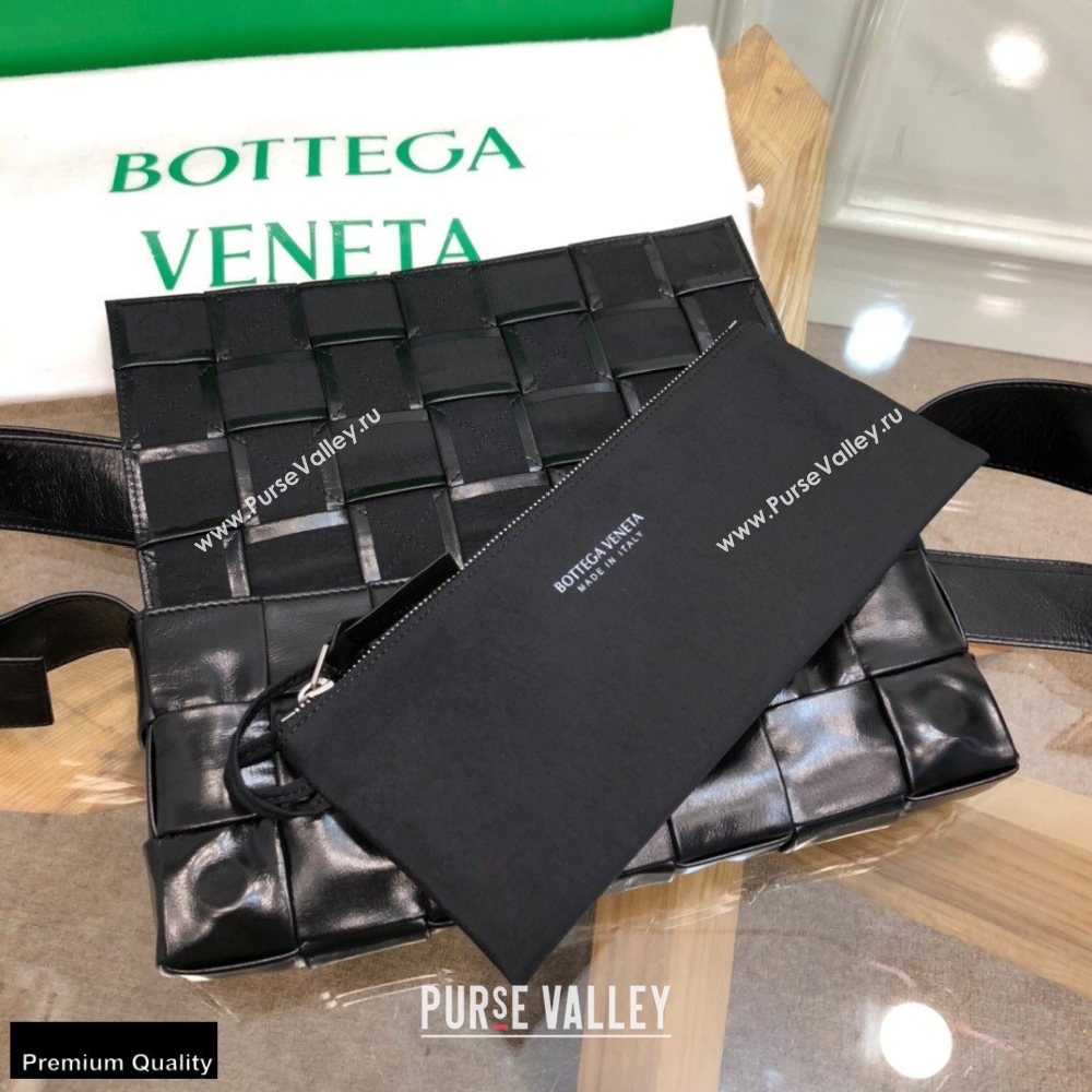 Bottega Veneta The Stretch Cassette Crossbody Bag Black (misu-20121866)