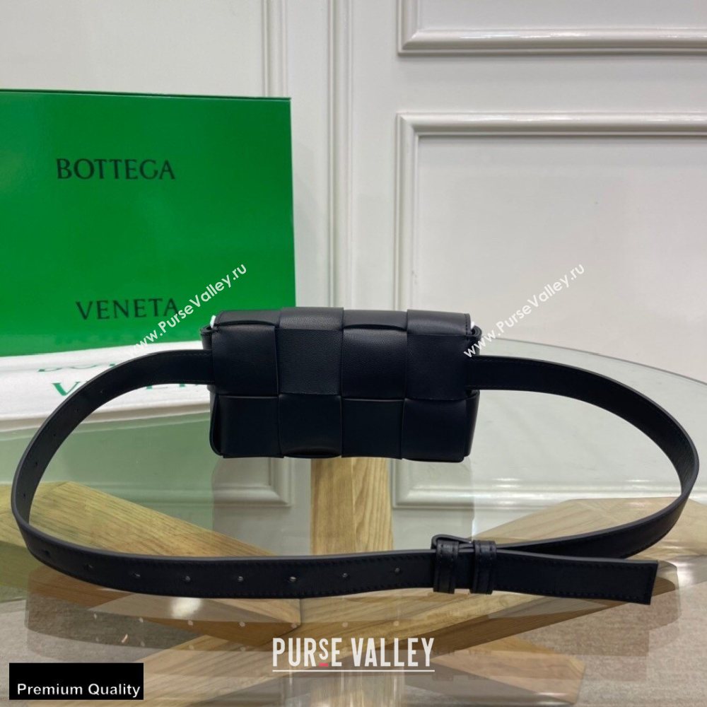 Bottega Veneta Nappa The Belt Cassette Bag Black (misu-20121859)