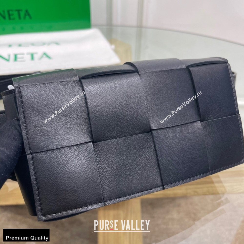 Bottega Veneta Nappa The Belt Cassette Bag Black (misu-20121859)