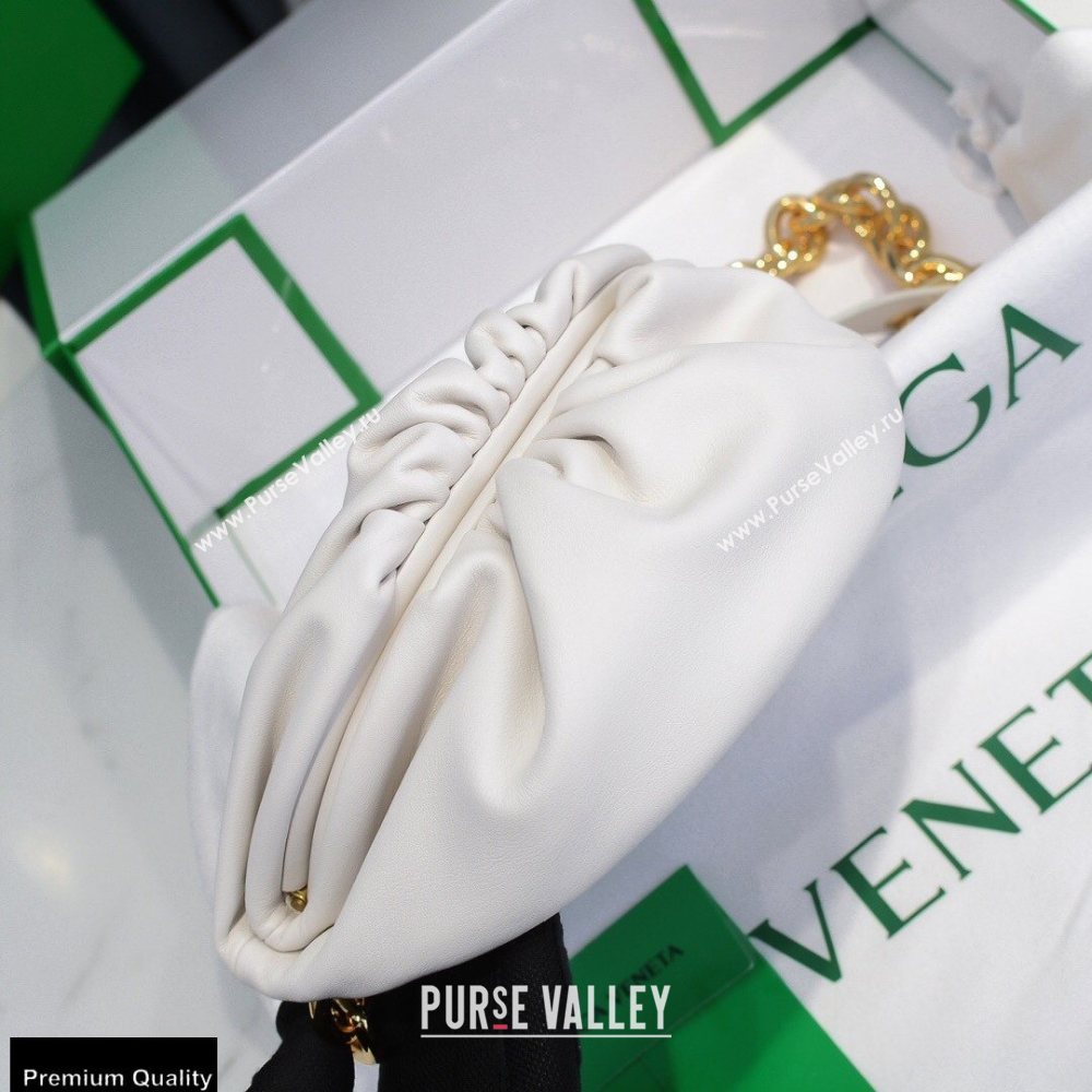Bottega Veneta Nappa The Mini Pouch Bag White (misu-20121880)
