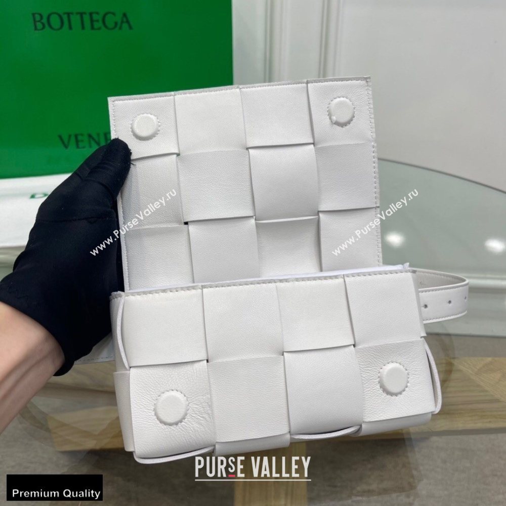 Bottega Veneta Nappa The Belt Cassette Bag White (misu-20121864)