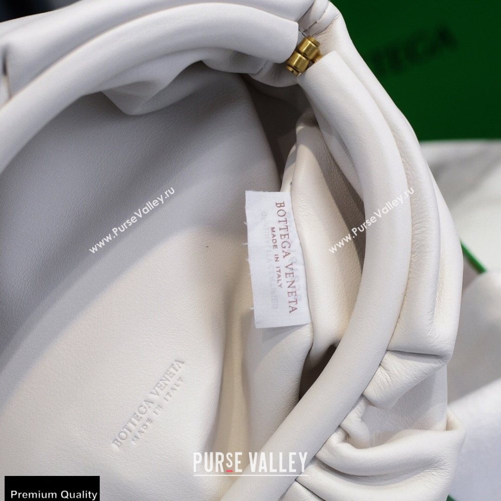 Bottega Veneta Nappa The Mini Pouch Bag White (misu-20121880)