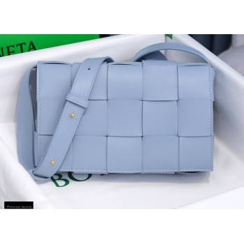 Bottega Veneta Nappa Cassette Crossbody Bag Baby Blue (misu-20121850)
