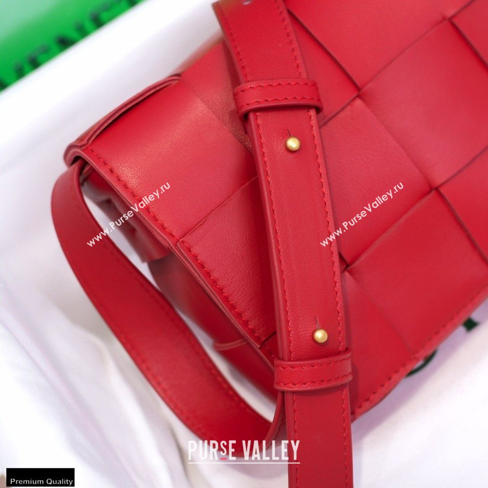 Bottega Veneta Nappa Cassette Crossbody Bag Red (misu-20121849)