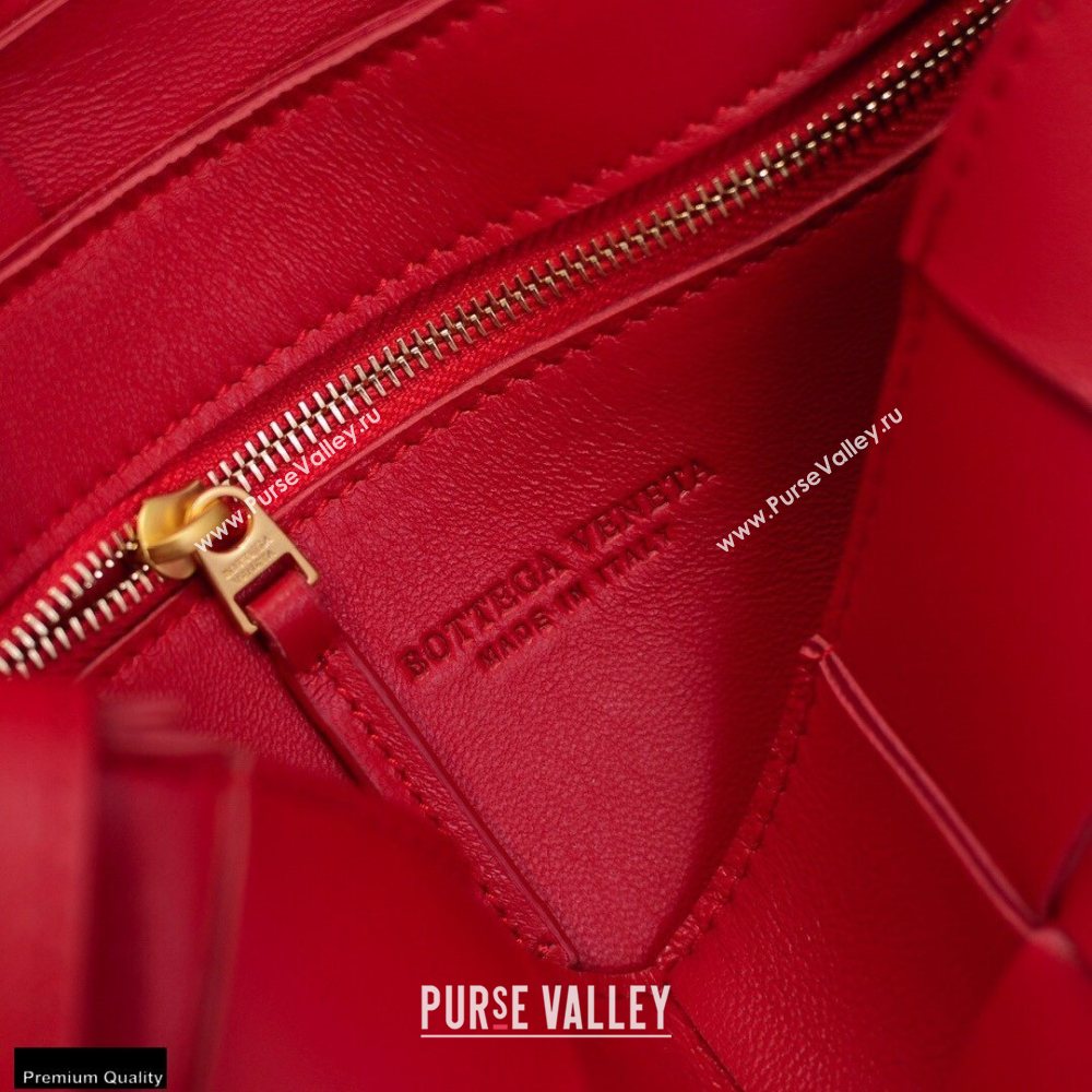 Bottega Veneta Nappa Cassette Crossbody Bag Red (misu-20121849)