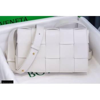 Bottega Veneta Nappa Cassette Crossbody Bag White (misu-20121851)