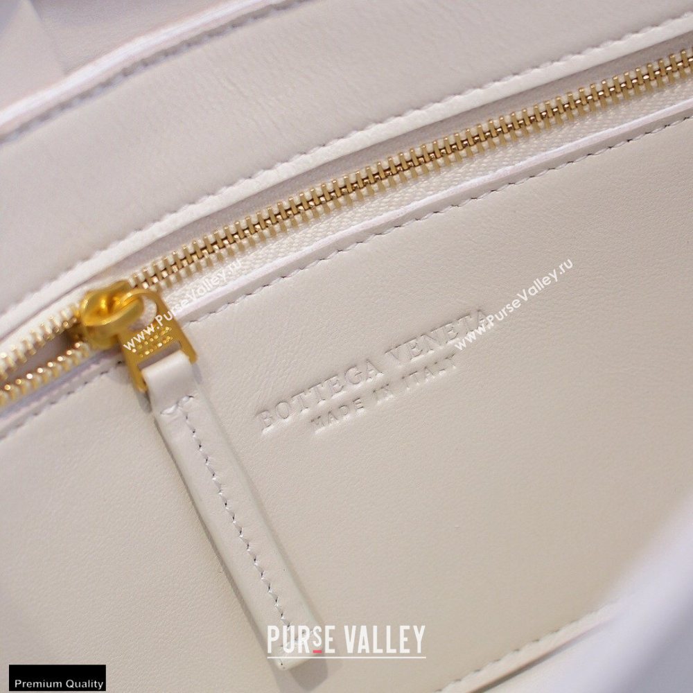 Bottega Veneta Nappa Cassette Crossbody Bag White (misu-20121851)