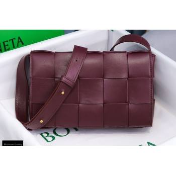 Bottega Veneta Nappa Cassette Crossbody Bag Burgundy (misu-20121852)