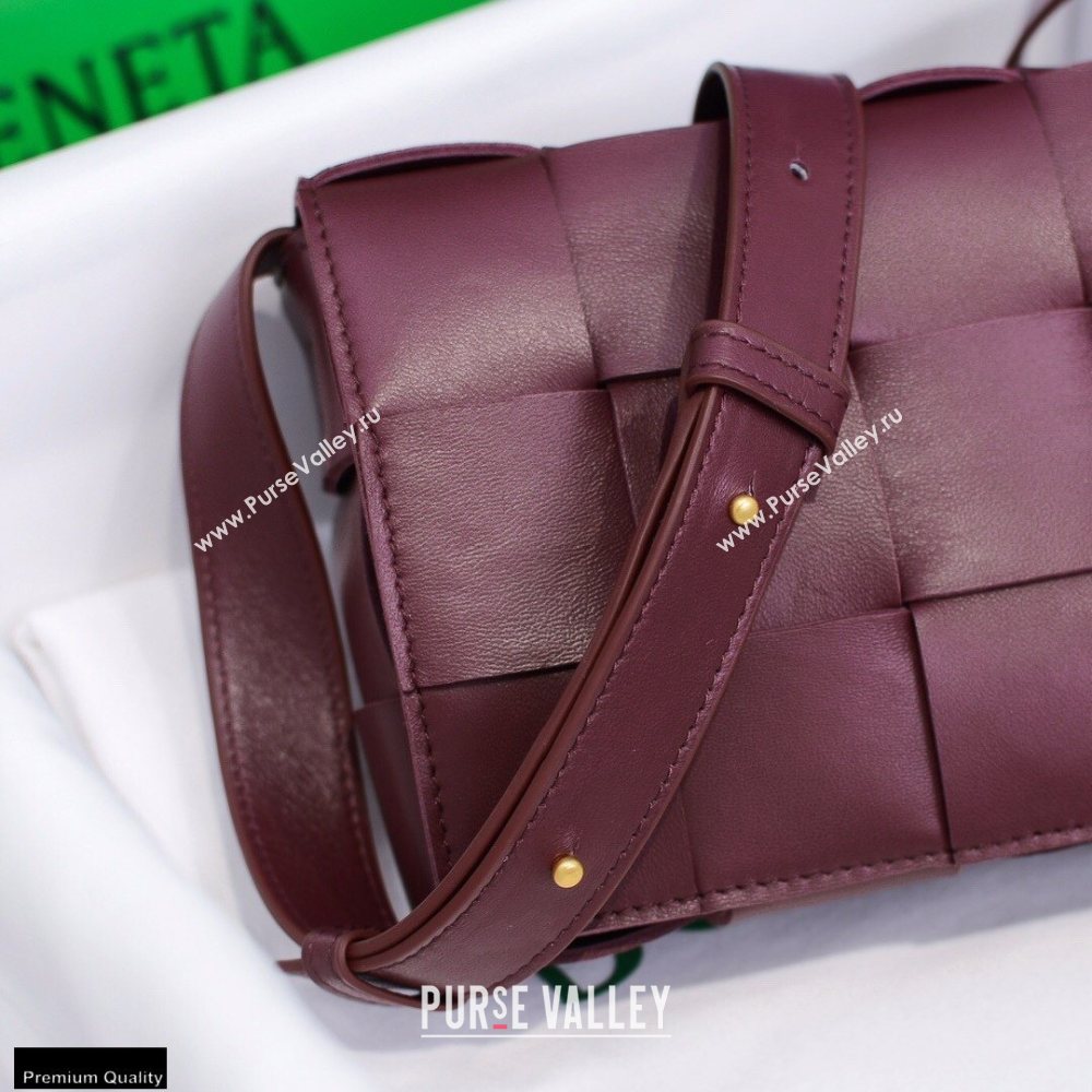 Bottega Veneta Nappa Cassette Crossbody Bag Burgundy (misu-20121852)