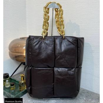 Bottega Veneta Padded The Chain Tote Bag Coffee (misu-20121873)