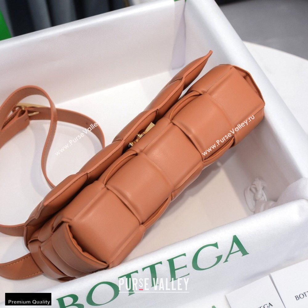 Bottega Veneta Nappa Padded Cassette Crossbody Bag Lobster Pink (misu-20121813)