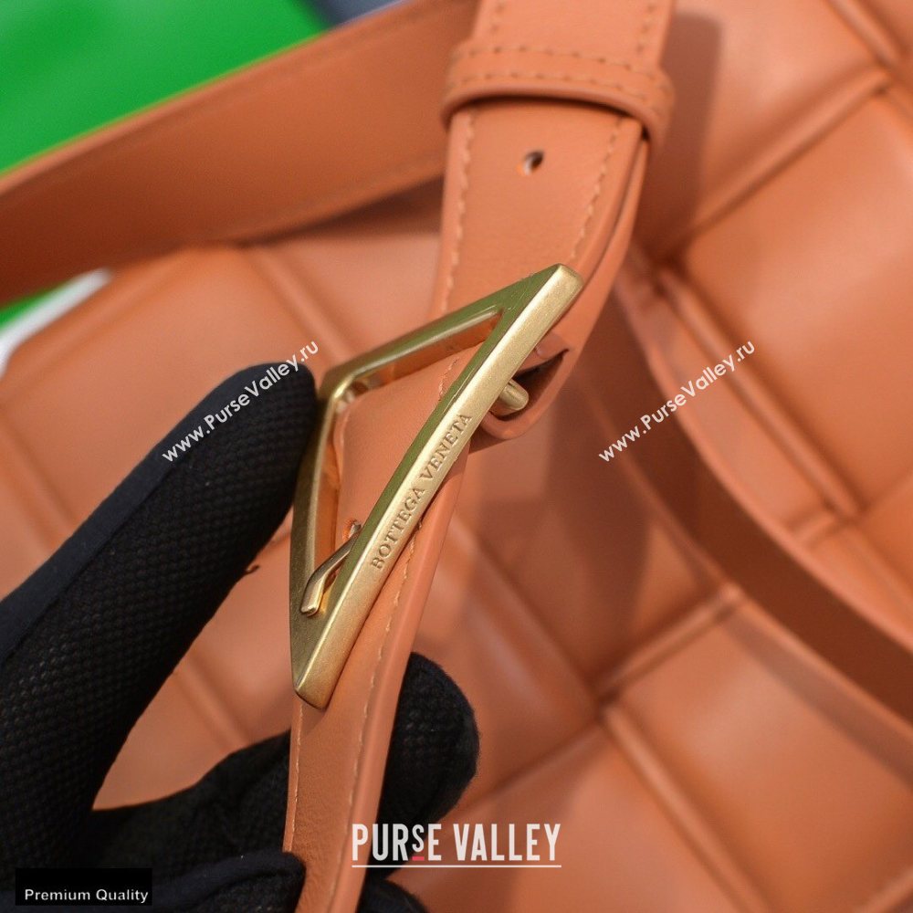 Bottega Veneta Nappa Padded Cassette Crossbody Bag Lobster Pink (misu-20121813)