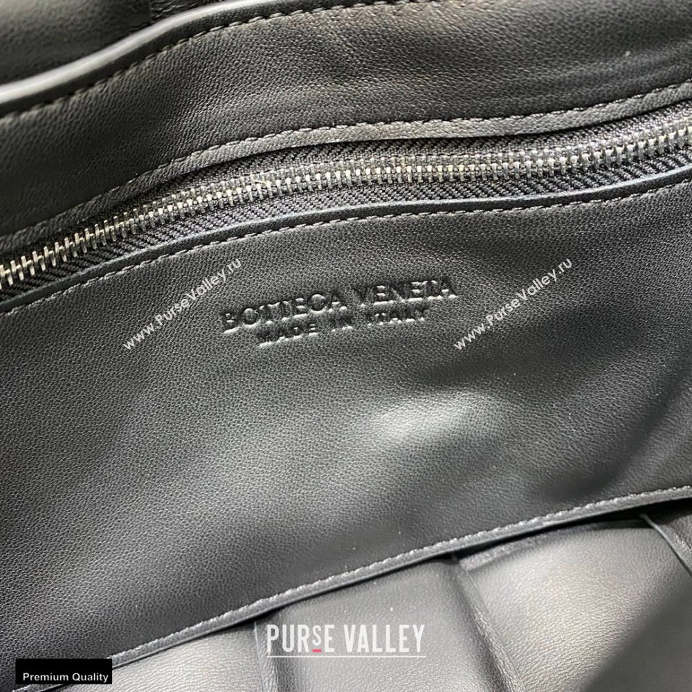 Bottega Veneta Nappa The Chain Cassette Crossbody Bag Black/Silver (misu-20121836)