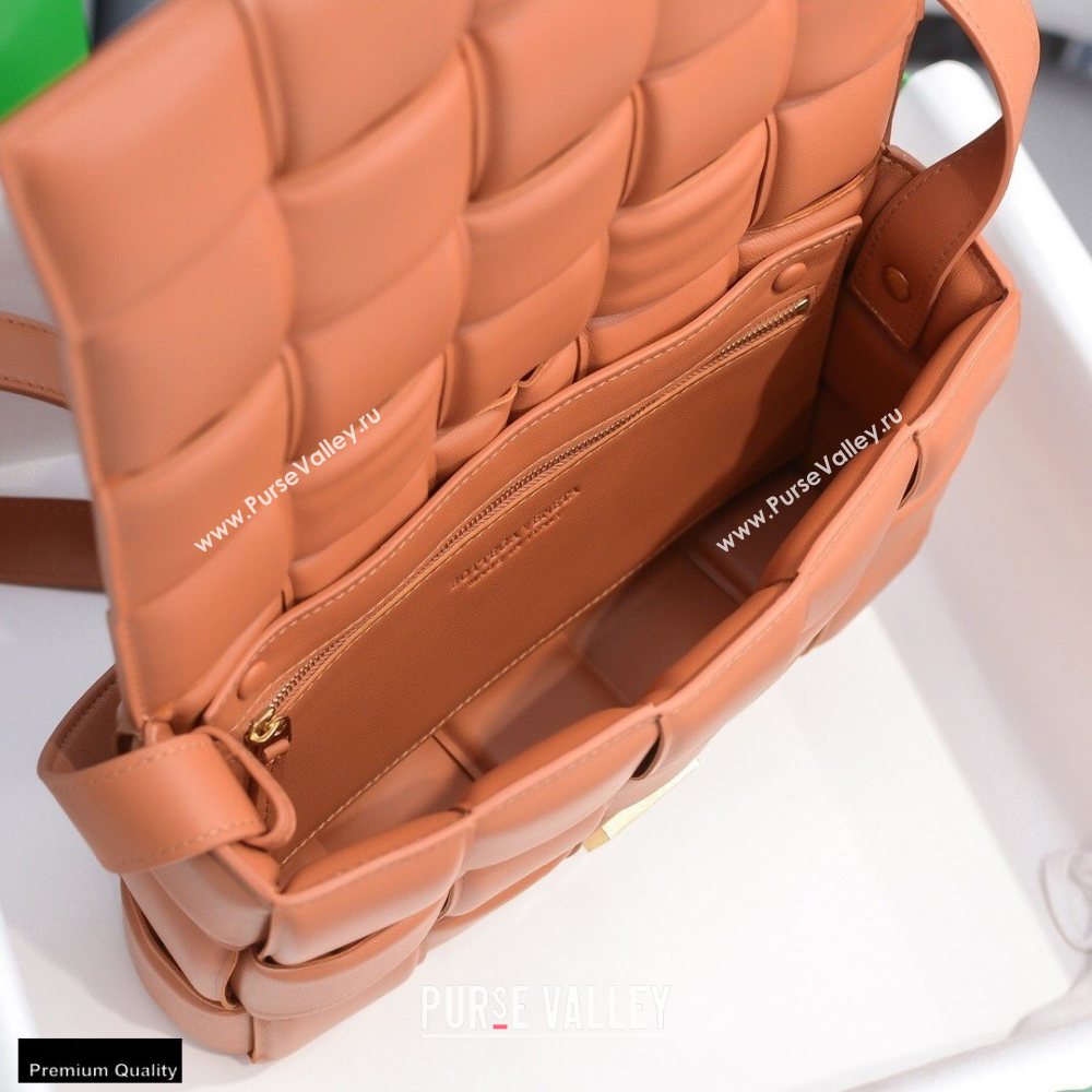 Bottega Veneta Nappa Padded Cassette Crossbody Bag Lobster Pink (misu-20121813)